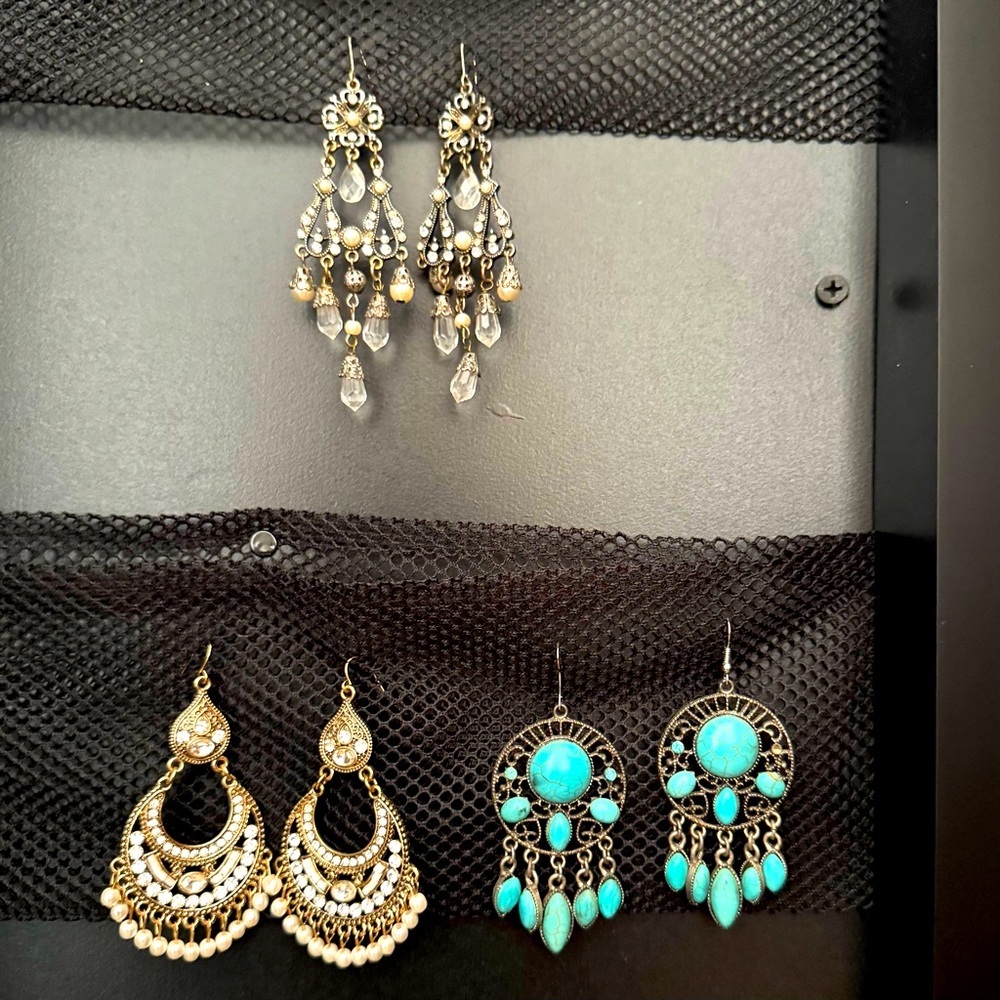Set of Chandelier Earings
